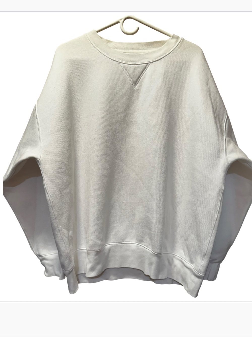 J. Crew Crewneck Pullover Sweatshirt — Off-White